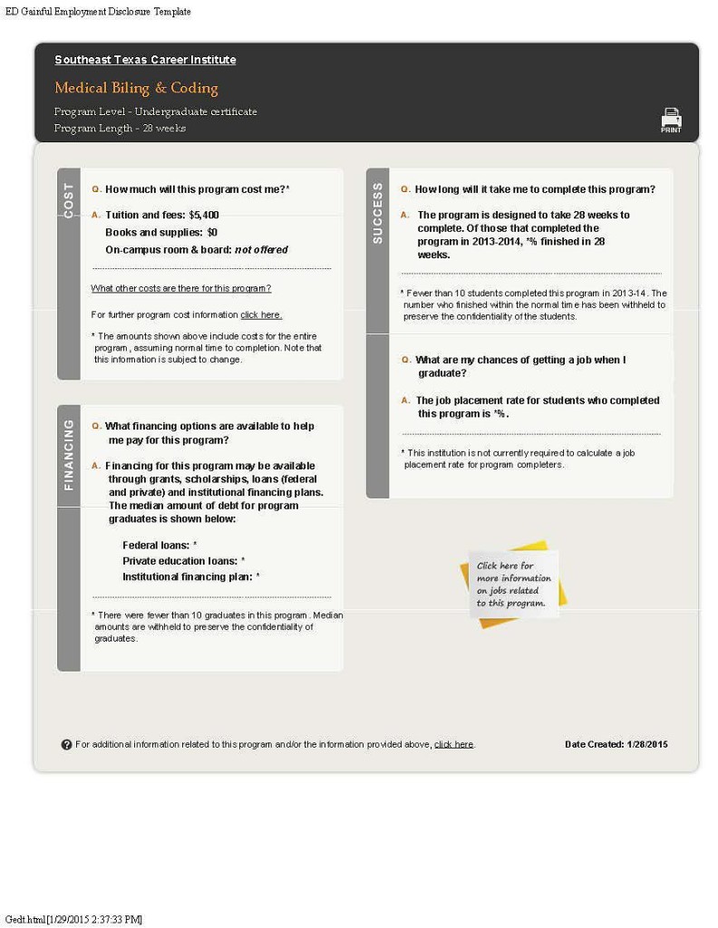 replacemedbill Southeast Texas Career Institute, LLC